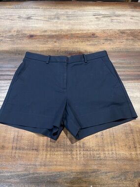 GAP Women's Navy High-Waist Tailored Shorts